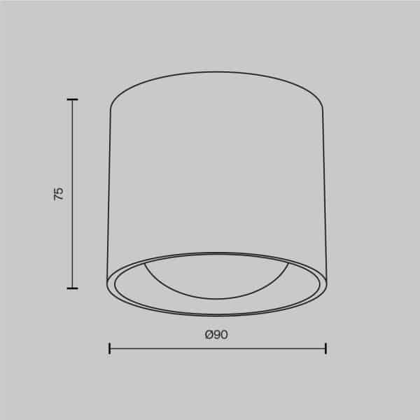 Потолочный светильник Technical C217CL-15W4K-B — изображение 5