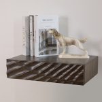 Прикроватная подвесная тумбочка из массива, ЛАХАРА II Грей — изображение 3