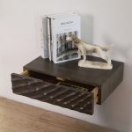 Прикроватная подвесная тумбочка из массива, ЛАХАРА II Грей — изображение 4