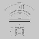 Комплектующие к светодиодной ленте Led Strip ALM-3535R-B-EX-90°-1.5M — изображение 2