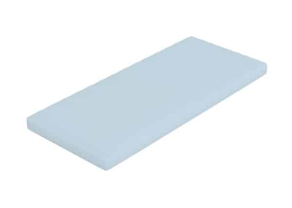 Простынь для прямоугольного матраса 60*120 см (голубой, сатин) — изображение 3