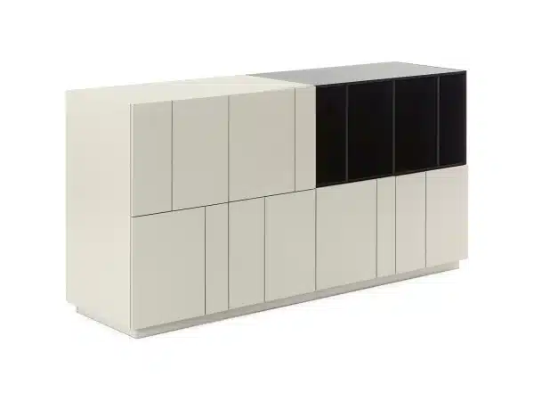 Сервант Addy с полками серо-бежевый — изображение 2