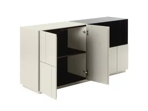 Сервант Addy с полками серо-бежевый — изображение 3