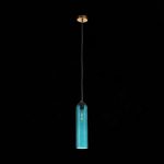 SL1145.383.01 Светильник подвесной ST-Luce Латунь/Голубой E27 1*60W CALLANA