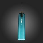 SL1145.383.01 Светильник подвесной ST-Luce Латунь/Голубой E27 1*60W CALLANA — изображение 5