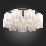 SL116.052.12 Люстра потолочная ST-Luce Серебристый/Белый E27 12*60W (из 2-х коробок) ONDE — изображение 2