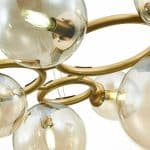 SL1162.303.07 Люстра подвесная ST-Luce Латунь/Коньячный E14 7*40W GORIZIA — изображение 3