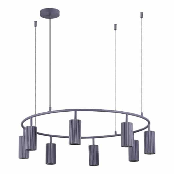SL1213.703.08 Светильник подвесной ST-Luce Серый/Серый GU10 8*5W 4000K KENDO — изображение 2