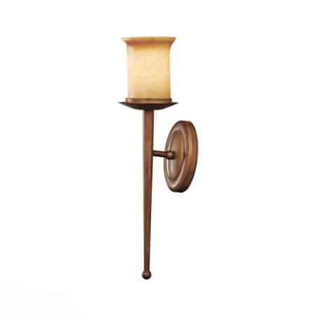 SL122.311.01 Светильник настенный Коричневый/Янтарный E27 1*60W ANCORA