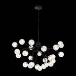 SL376.403.27 Светильник подвесной ST-Luce Черный/Прозрачный