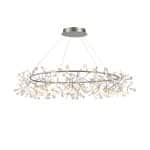 SL379.103.216 Люстра подвесная ST-Luce Серебристый/Белый LED 216*0,5W 3500K RAFINA — изображение 3