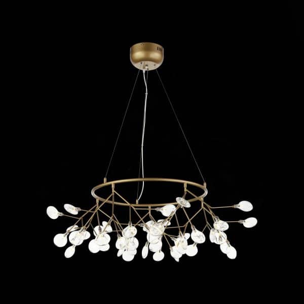 SL411.233.45 Люстра подвесная ST-Luce Золотистый/Прозрачный G4 45*1,5W RICCARDO — изображение 4