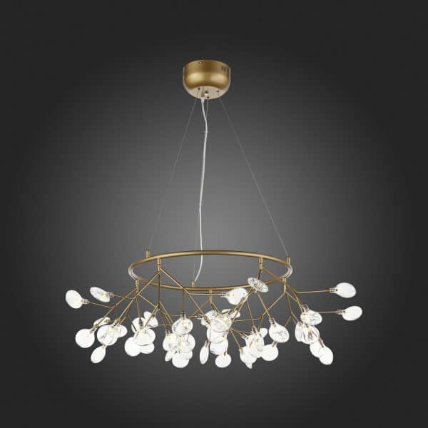 SL411.233.45 Люстра подвесная ST-Luce Золотистый/Прозрачный G4 45*1,5W RICCARDO — изображение 5