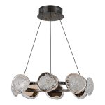 SL6018.203.64 Светильник подвесной ST-Luce черный/ золотистый / прозрачный LED 1*64W 4000K ENIGMA — изображение 2