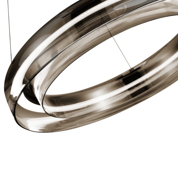 SL6019.333.01 Светильник подвесной ST-Luce Черный/Дымчатый, Белый LED 1*36W 3000K FORAY — изображение 3