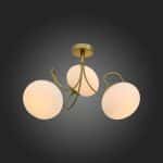 SL717.202.03 Светильник потолочный Золото/Белый E27 3*40W ACINI — изображение 2