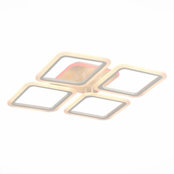 SLE200452-04RGB Светильник потолочный Белый/Белый LED 1*112W RGB 8W 3000-6000K QUTRO — изображение 2