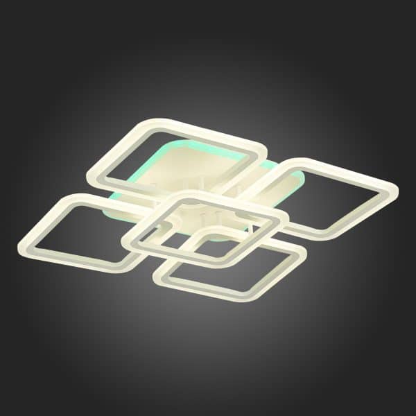 SLE200452-05RGB Светильник потолочный Белый/Белый LED 1*140W RGB 10W 3000-6000K QUTRO — изображение 2