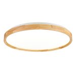 SLE201382-01 Светильник потолочный Светлое дерево/Белый LED 1*40W 3000K/4000K/6000K DELIA — изображение 3