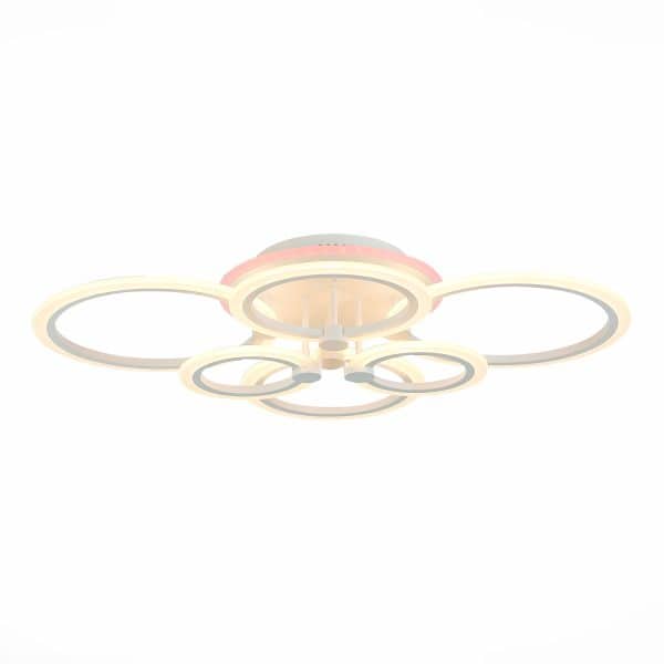 SLE500552-06RGB Светильник потолочный Белый/Белый LED 1*132W RGB 8W 3000-6000K CERINA — изображение 2