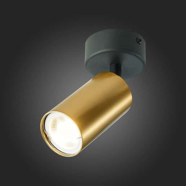 ST303.202.01 Потолочный светильник Золотистый GU10 1*50W  IP20 D70xH168 220V Без ламп Накладные светильники — изображение 2