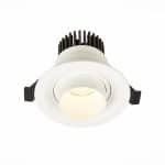 ST701.538.07 Св-к встр. Zoom Белый LED 1*7W 3000K 560Lm Ra 15°-60° IP20 D90xH65 170-240V Встраиваемые светильники — изображение 2