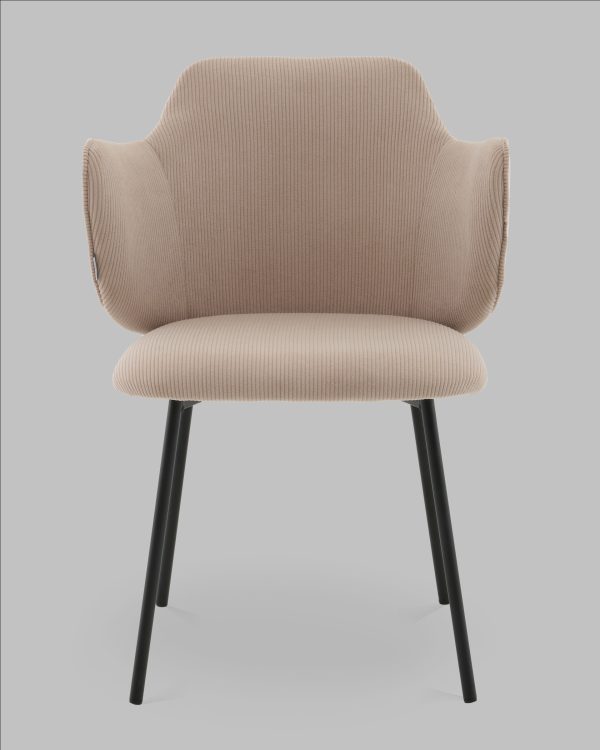 Стул Джиннет NEW велюр бежевый — изображение 3