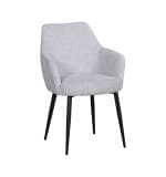 Стул обеденный Katys светло-серый рогожка — изображение 2