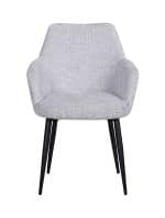 Стул обеденный Katys светло-серый рогожка — изображение 3