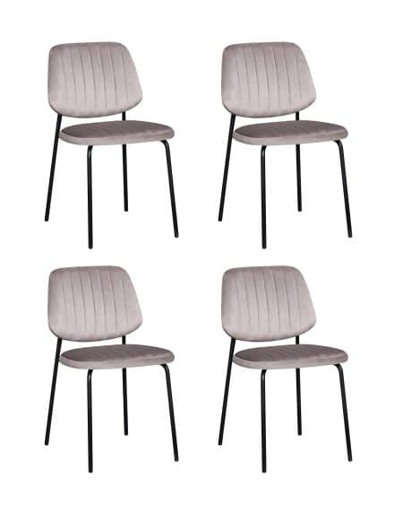 Стул обеденный Patrys капучино велюр 4 шт.