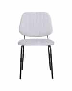 Стул обеденный Patrys светло-серый шенилл 4 шт. — изображение 3