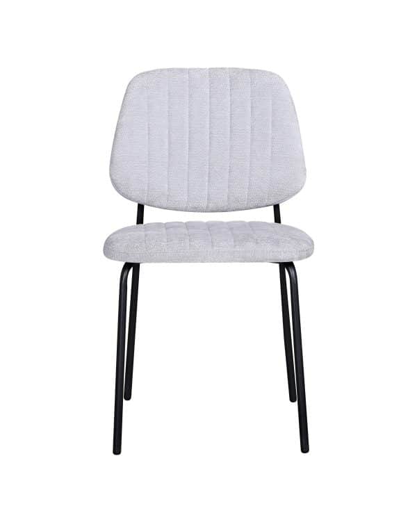 Стул обеденный Patrys светло-серый шенилл 4 шт. — изображение 3