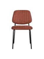 Стул обеденный Patrys терракот рогожка — изображение 3