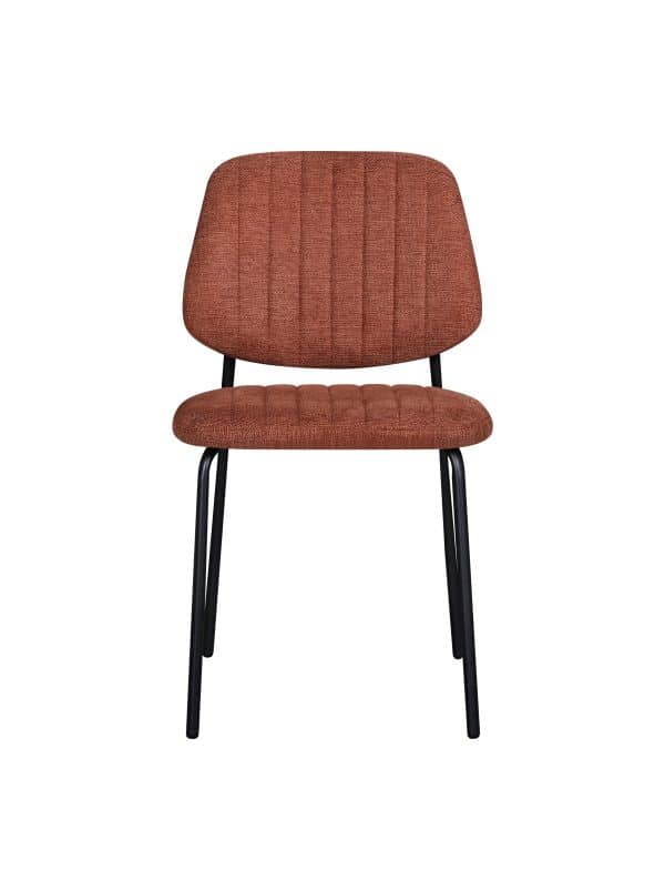 Стул обеденный Patrys терракот рогожка — изображение 3