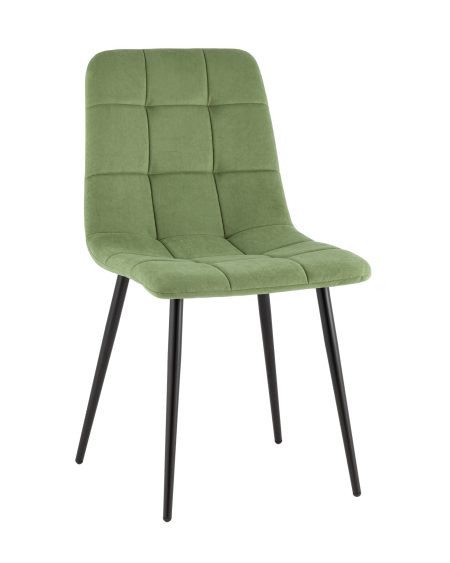 Стул Одди Original Square велюр пыльно-оливковый