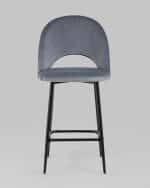 Стул полубарный Меган SN велюр серый — изображение 3