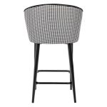 Стул полубарный Paola чёрный с жаккардом — изображение 4