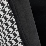 Стул полубарный Paola чёрный с жаккардом — изображение 5