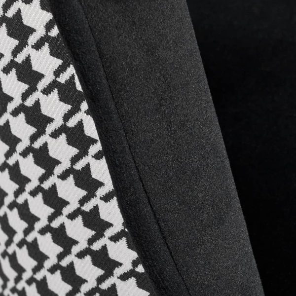 Стул полубарный Paola чёрный с жаккардом — изображение 5