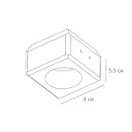 Точечный встраиваемый светильник Arte Lamp INVISIBLE A9285PL-1WH — изображение 2