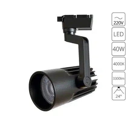 Трековый светильник Arte Lamp WALES A1640PL-1BK