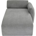 Оттоманка правосторонняя Lucca Ottomane Elements Grey Right 90 см