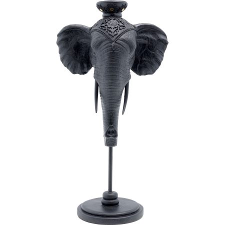 Подсвечник Elephant Head Black 49 см