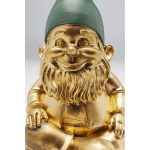 Фигура декоративная Zwerg Sitting Gold Green 19 см — изображение 3