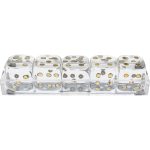 Объект декоравтиный Dice Transparent 17x4 см
