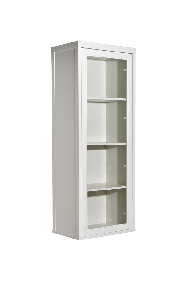 151SV-000021 Шкаф-витрина 1 стеклянный фасад с тумбой прикроватной с 2-мя ящиками — изображение 4