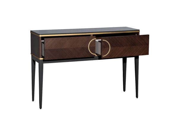 151SV-10002 Консоль шпон 2 ящика 120*80*35см — изображение 3