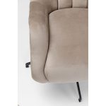 Кресло вращающееся Bellissima Velvet Beige — изображение 3