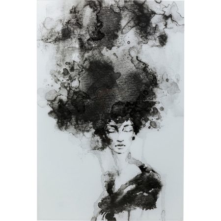 Картина стеклянная Smokey Hair 100x150 см