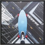 Картина в раме Skyline Skater 149x149 см
